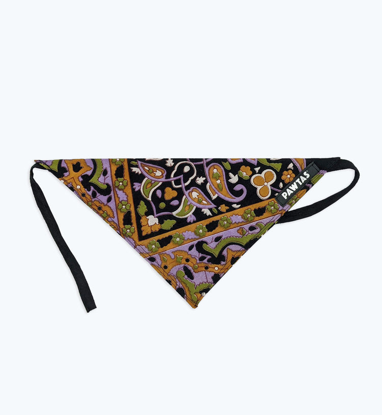 Garden pattern vintage fabric bandana